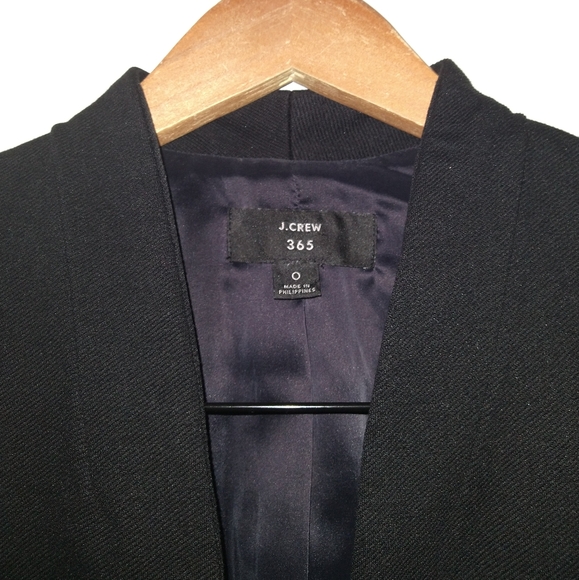 J.CREW 365 Black Going Out Twill Blazer - Picture 9 of 9